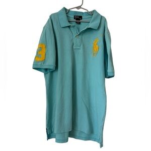 Polo Ralph Lauren Big Pony Polo Youth XL 18-20 Teal blue